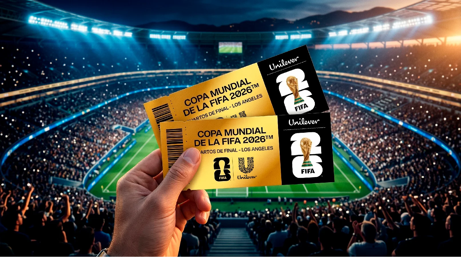Pasajes dobles a la Copa Mundial FIFA 2026